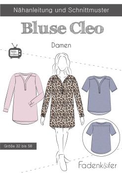 Fadenkäfer Papierschnittmuster Bluse Cleo Damen